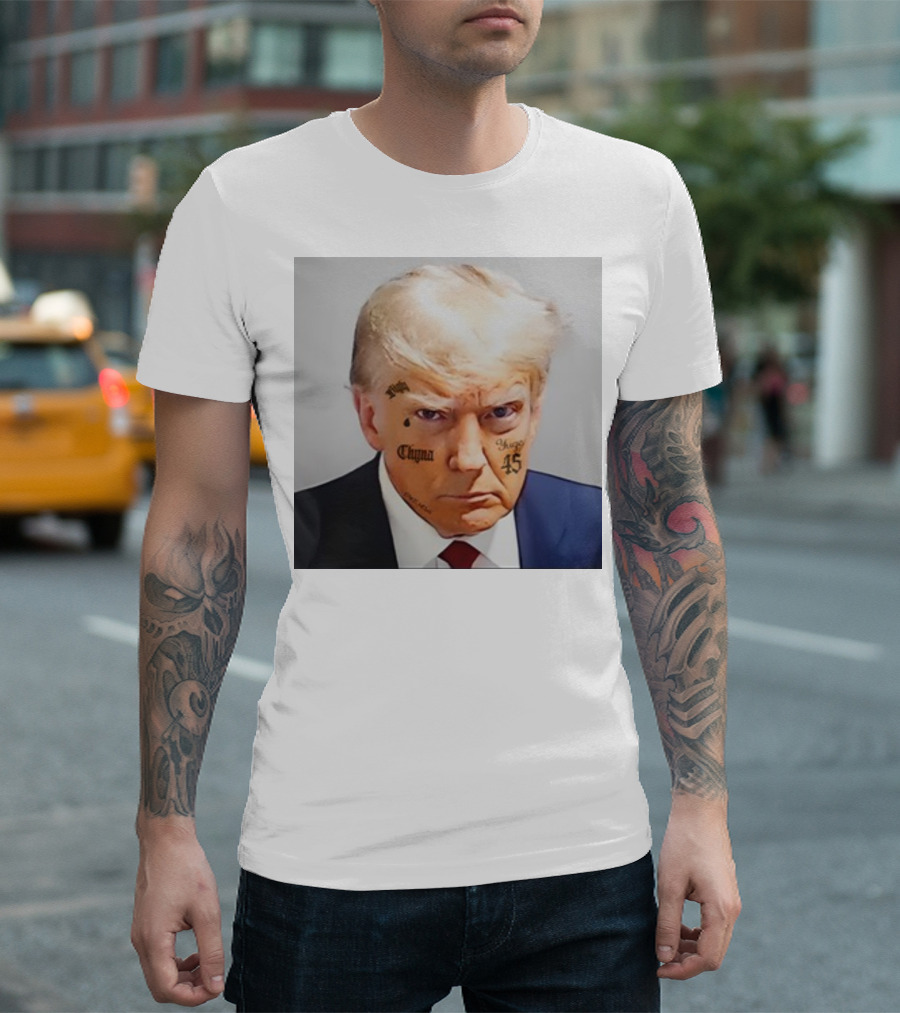 Shitheadsteve Trump Face Tattoo Chyna Savage 45 Image T-Shirt