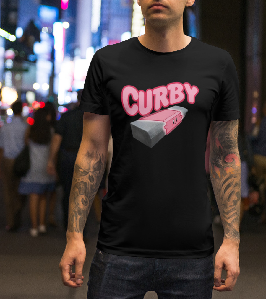 Curby Kirby Brick Meme T-Shirt