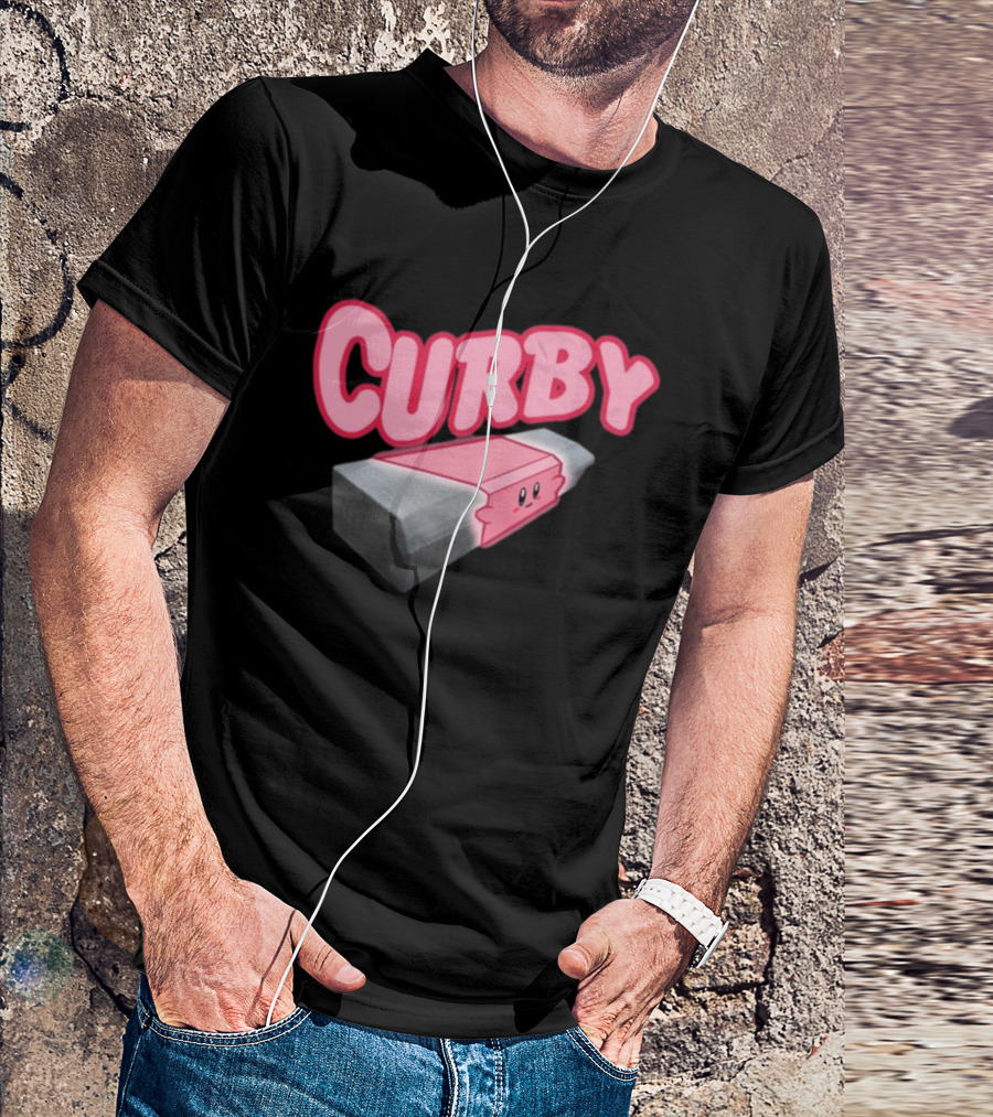 Curby Kirby Brick Meme T-Shirt