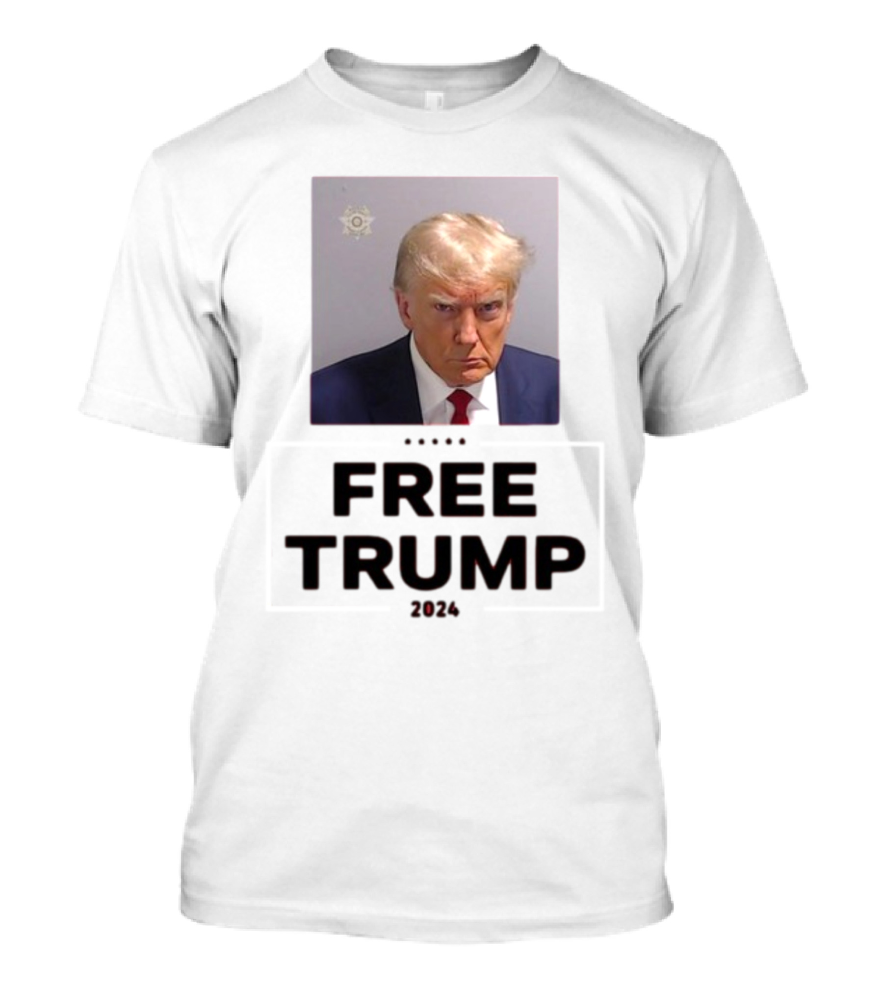 Free Trump 2024 Darren Grimes Trump Shot T-Shirt