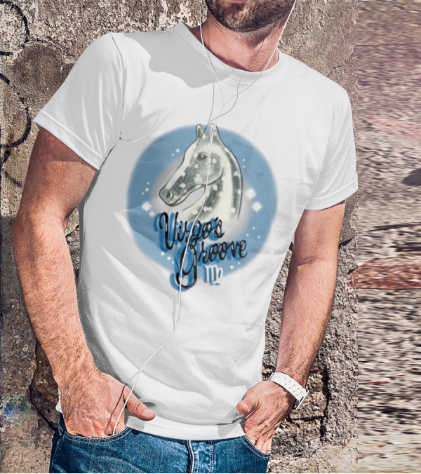 Virgo's Groove Disco Horse Party T-Shirt