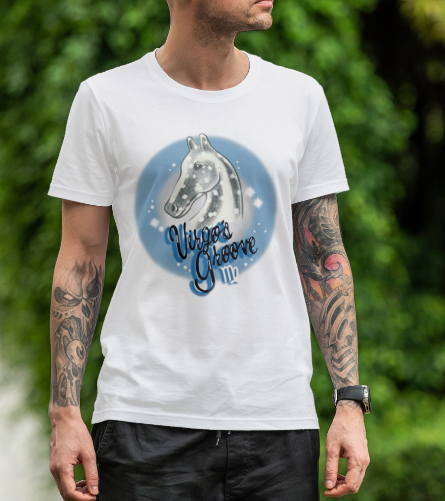Virgo's Groove Disco Horse Party T-Shirt