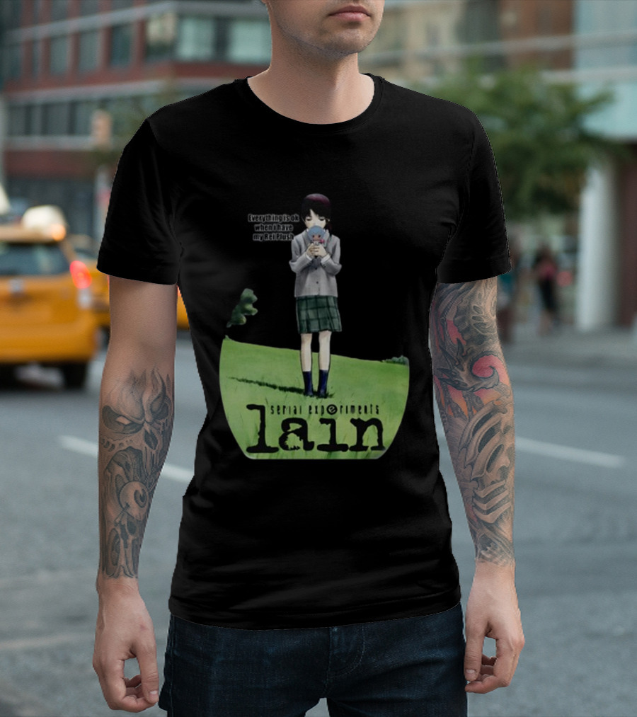 Serial Experiments Lain Everything Is Ok When I Have My Rei Plush T-Shirt