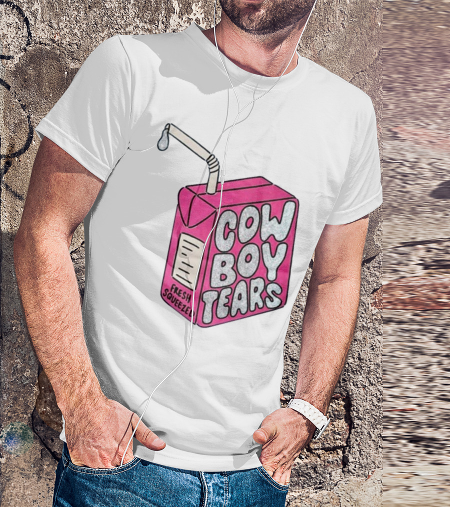 Cowboy Tears Fresh Squeezed Milk Carton T-Shirt