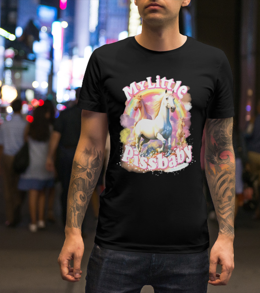 My Little Pissbaby Rainbow Horses T-Shirt