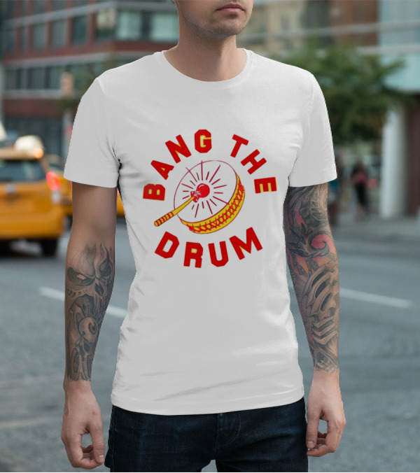 Bang The Drum Classic Percussion Icon T-Shirt