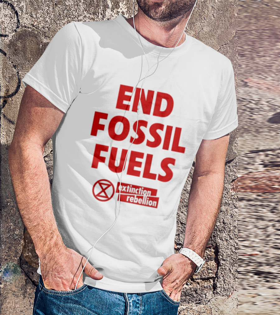 End Fossil Fuels Extinction Rebellion T-Shirt