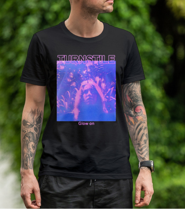 Turnstile Glow On Psychedelic Purple T-Shirt