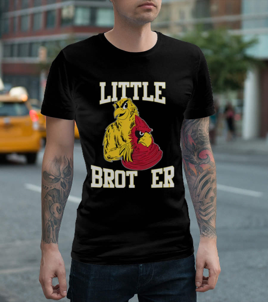 LITTLE BROTHER Iowa Hawkeyes Iowa State Cyclones Rivalry T-Shirt