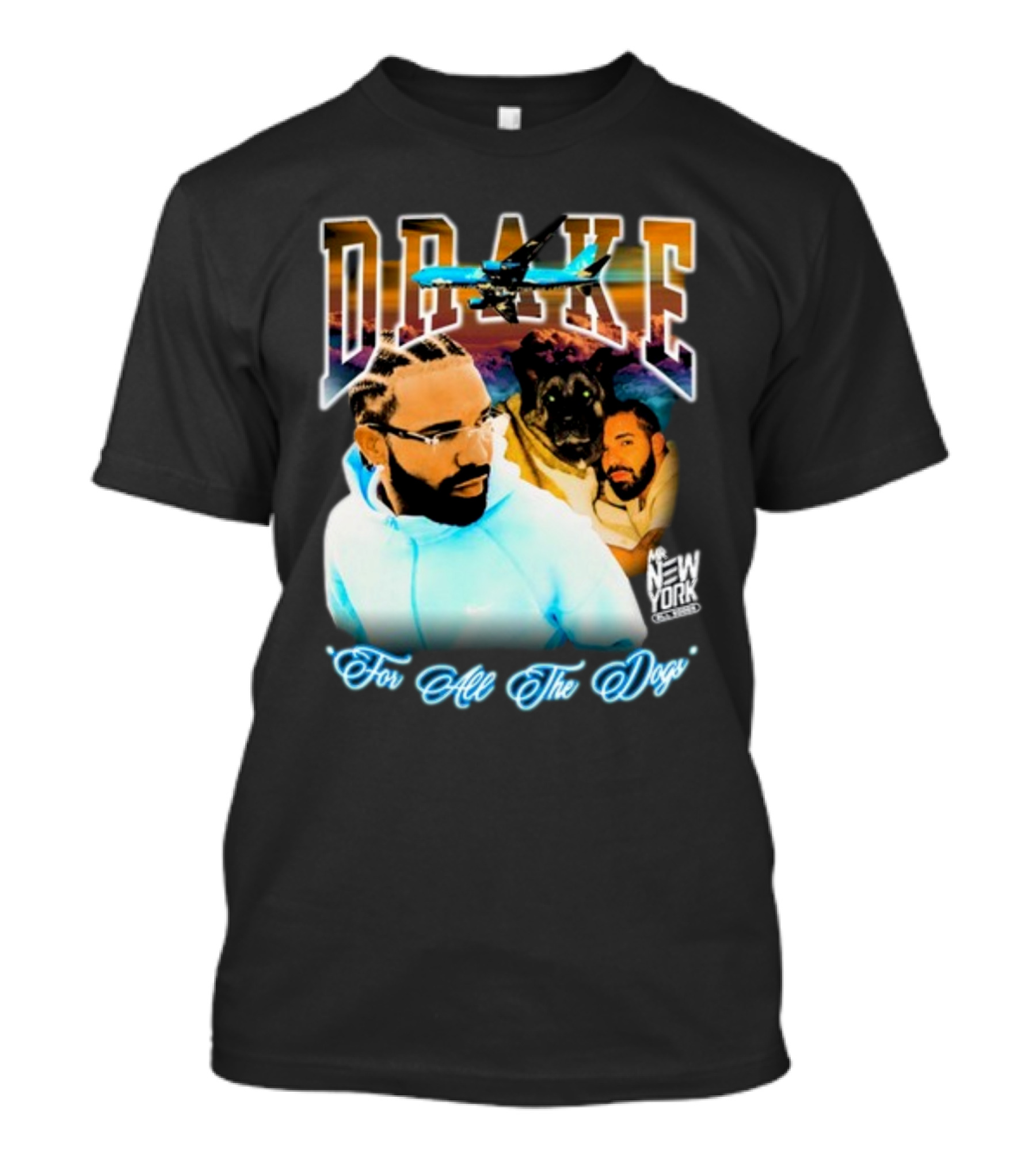 Drake Night Mr New York X All Goods For All The Dogs T-Shirt