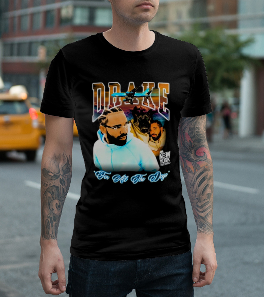 Drake Night Mr New York X All Goods For All The Dogs T-Shirt