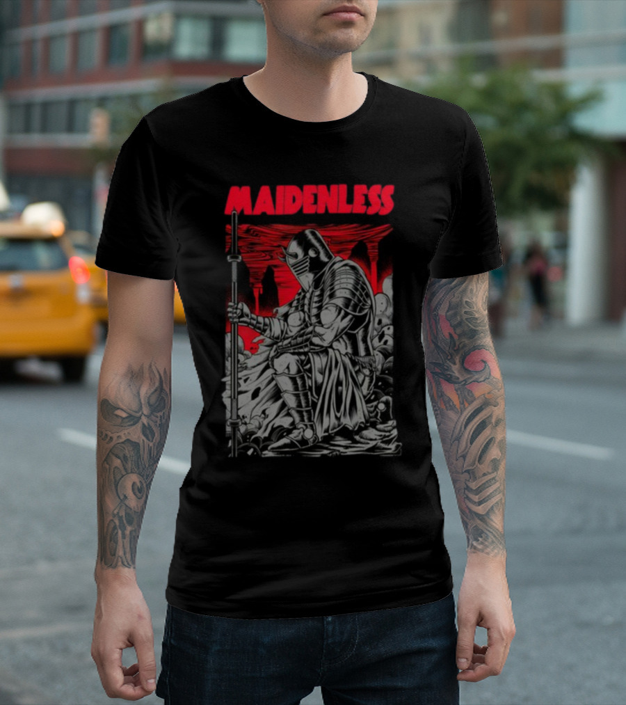 Maidenless Raskol Knight Dark Fantasy Art Comic T-Shirt