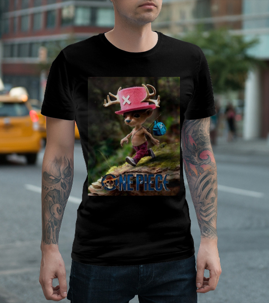 We Live We Love We Lie Chopper One Piece Smurf Cat T-Shirt
