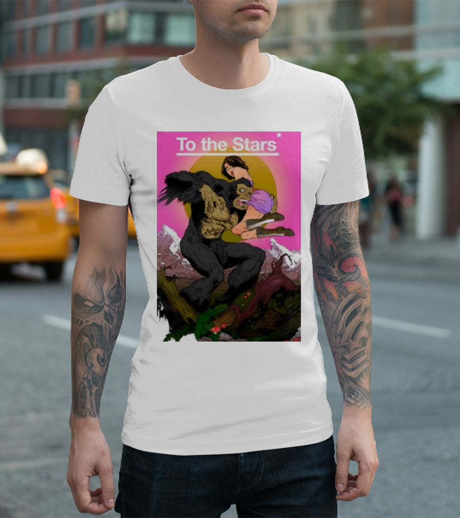 Bigfoot Comic By Thomas Tenney To The Stars T-Shirt