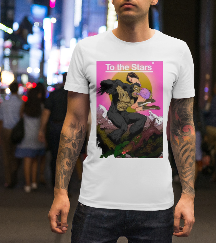 Bigfoot Comic By Thomas Tenney To The Stars T-Shirt