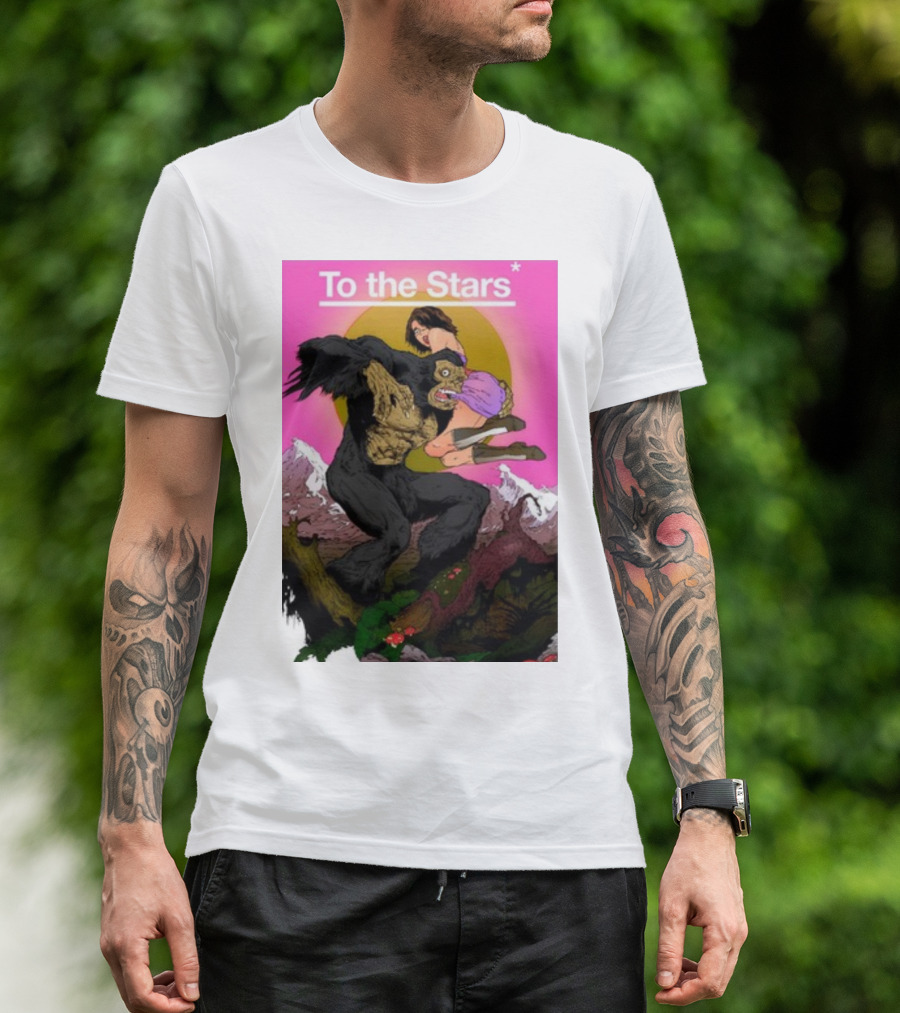 Bigfoot Comic By Thomas Tenney To The Stars T-Shirt