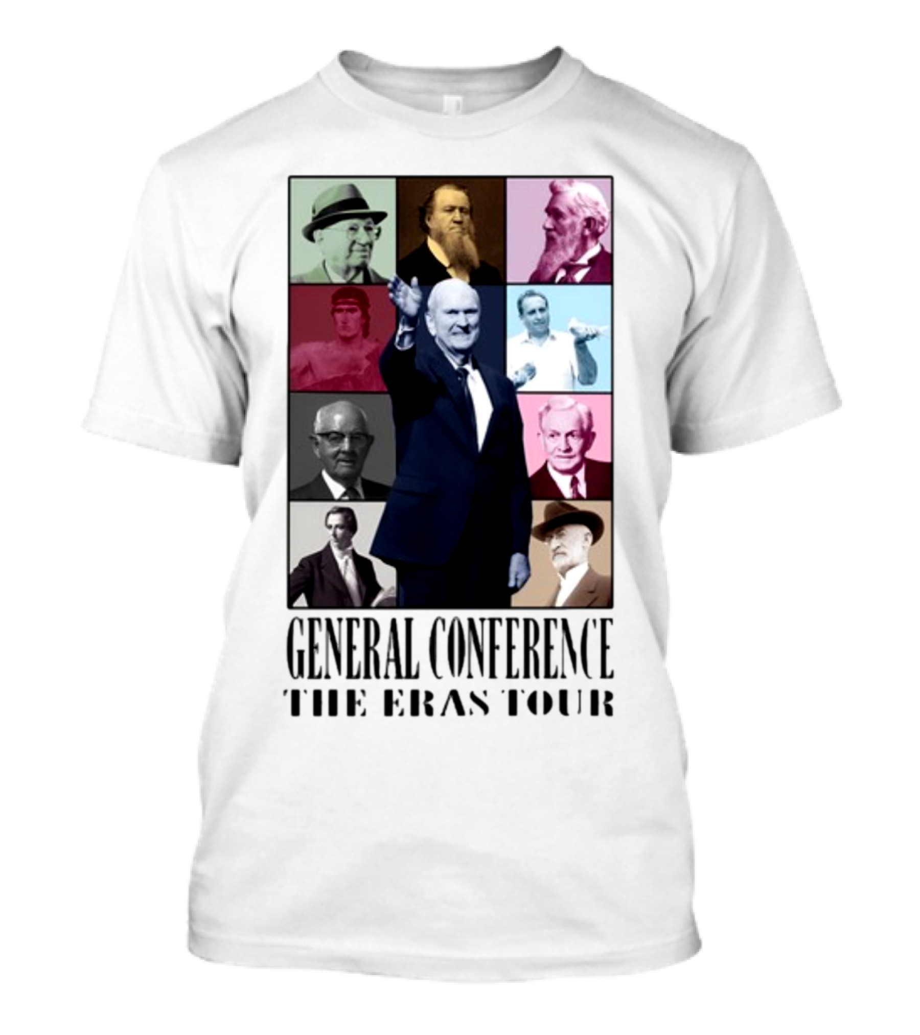 General Conference The Eras Tour Presidents Collage T-Shirt