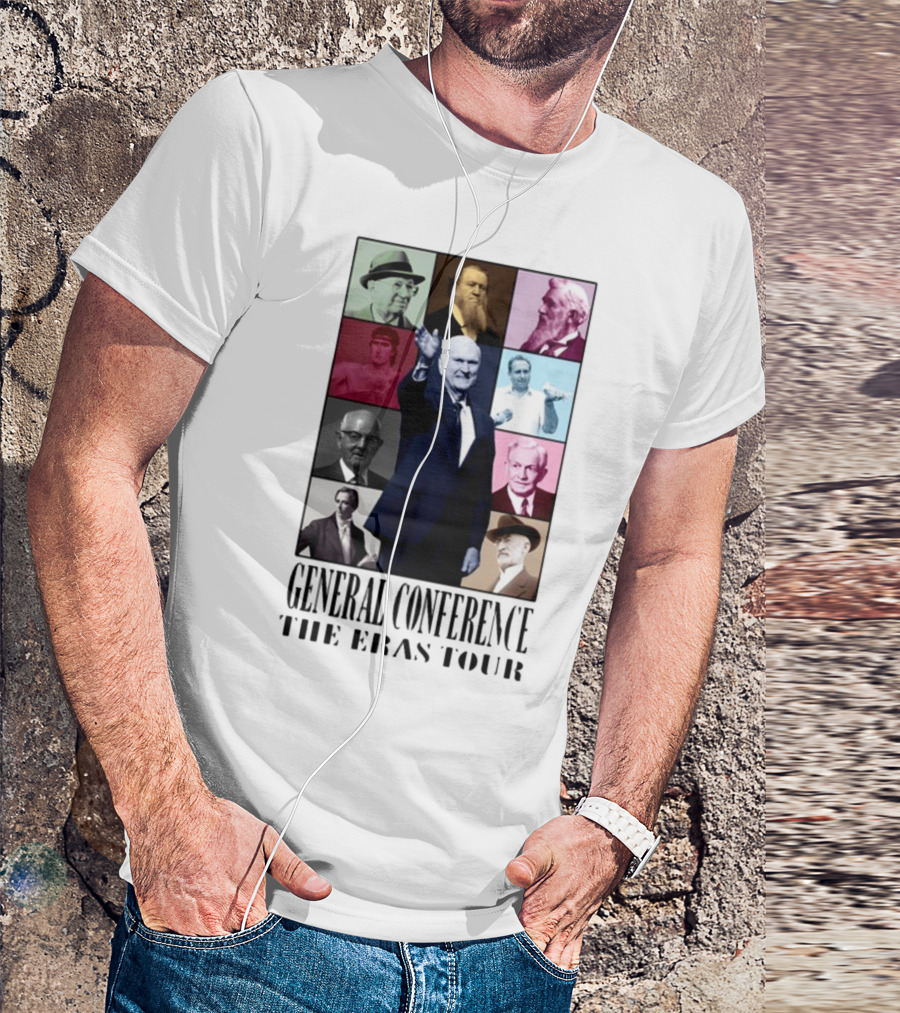 General Conference The Eras Tour Presidents Collage T-Shirt
