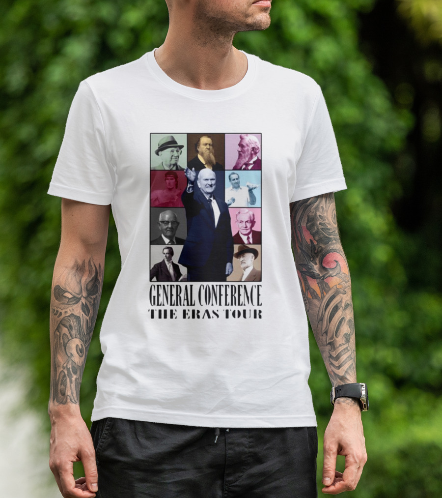 General Conference The Eras Tour Presidents Collage T-Shirt