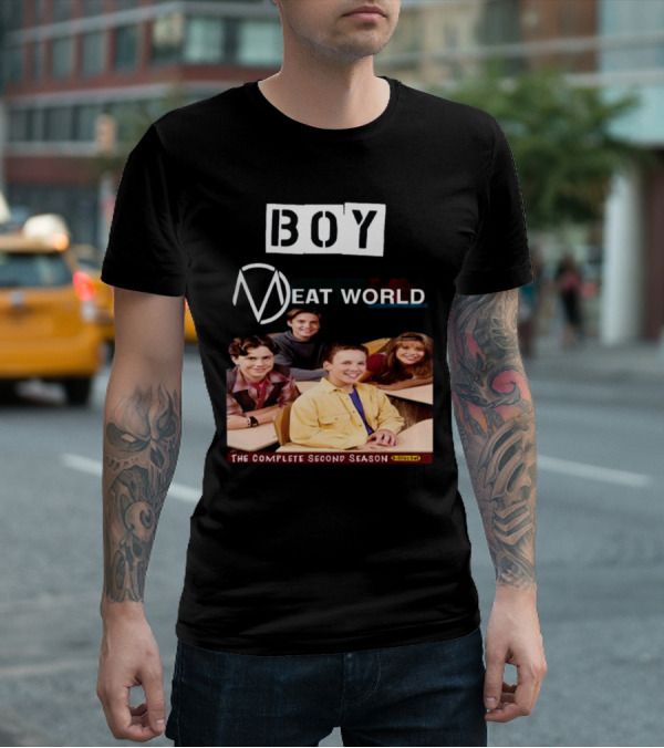 Boy Meat World The Complete Second Season DVD Cast Classroom T-Shirt