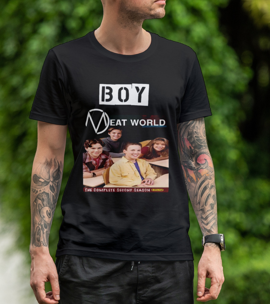 Boy Meat World The Complete Second Season DVD Cast Classroom T-Shirt