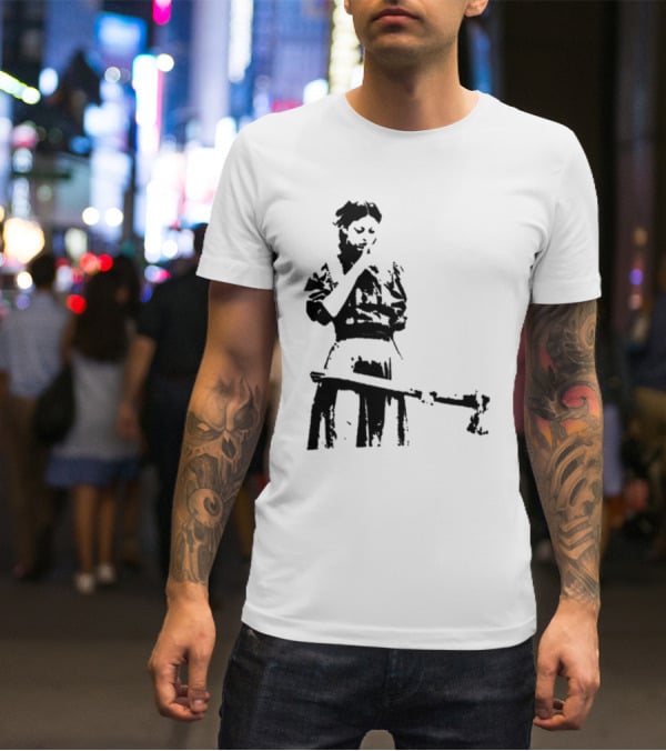 Mia Goth Pearl Film Character With Weapon T-Shirt