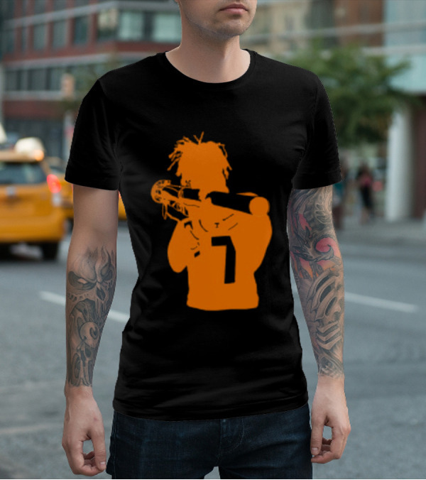 Vol Locked And Loaded Number 7 Football Rocket T-Shirt