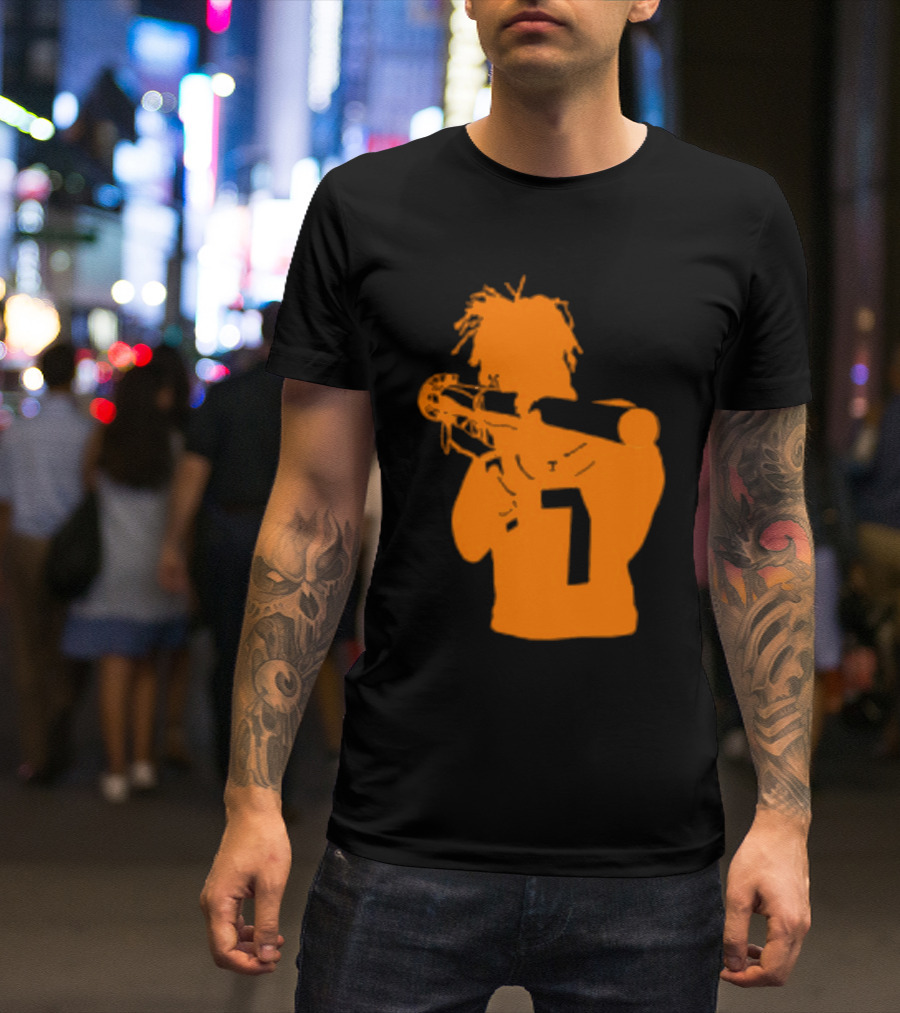 Vol Locked And Loaded Number 7 Football Rocket T-Shirt