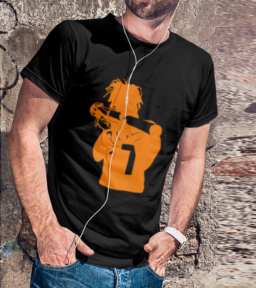 Vol Locked And Loaded Number 7 Football Rocket T-Shirt
