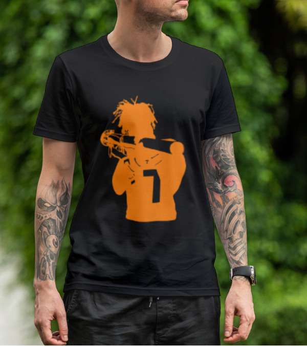 Vol Locked And Loaded Number 7 Football Rocket T-Shirt