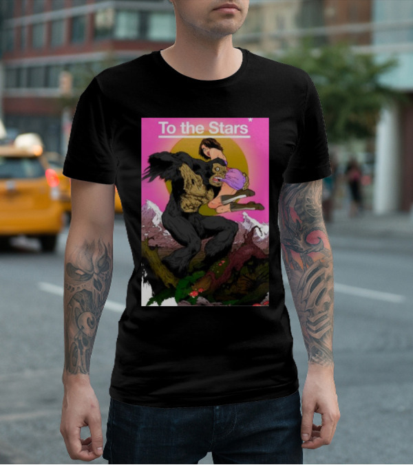 To The Stars Bigfoot Comic By Thomas Tenney T-Shirt