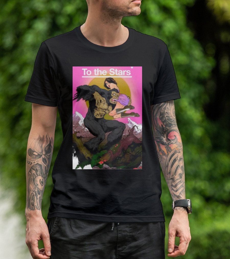To The Stars Bigfoot Comic By Thomas Tenney T-Shirt