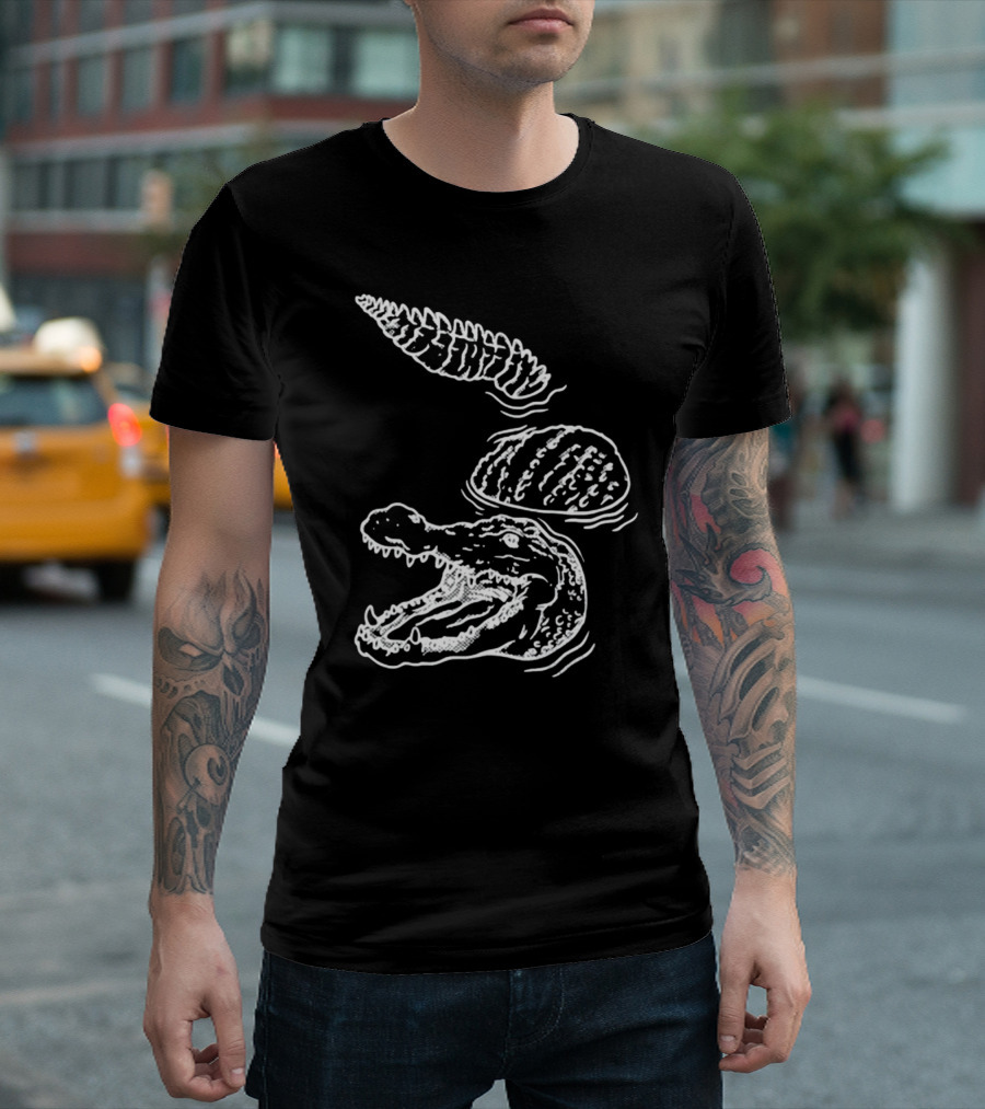 Let's Trip Crocodile Alligators Ice Cream Cone Fusion T-Shirt