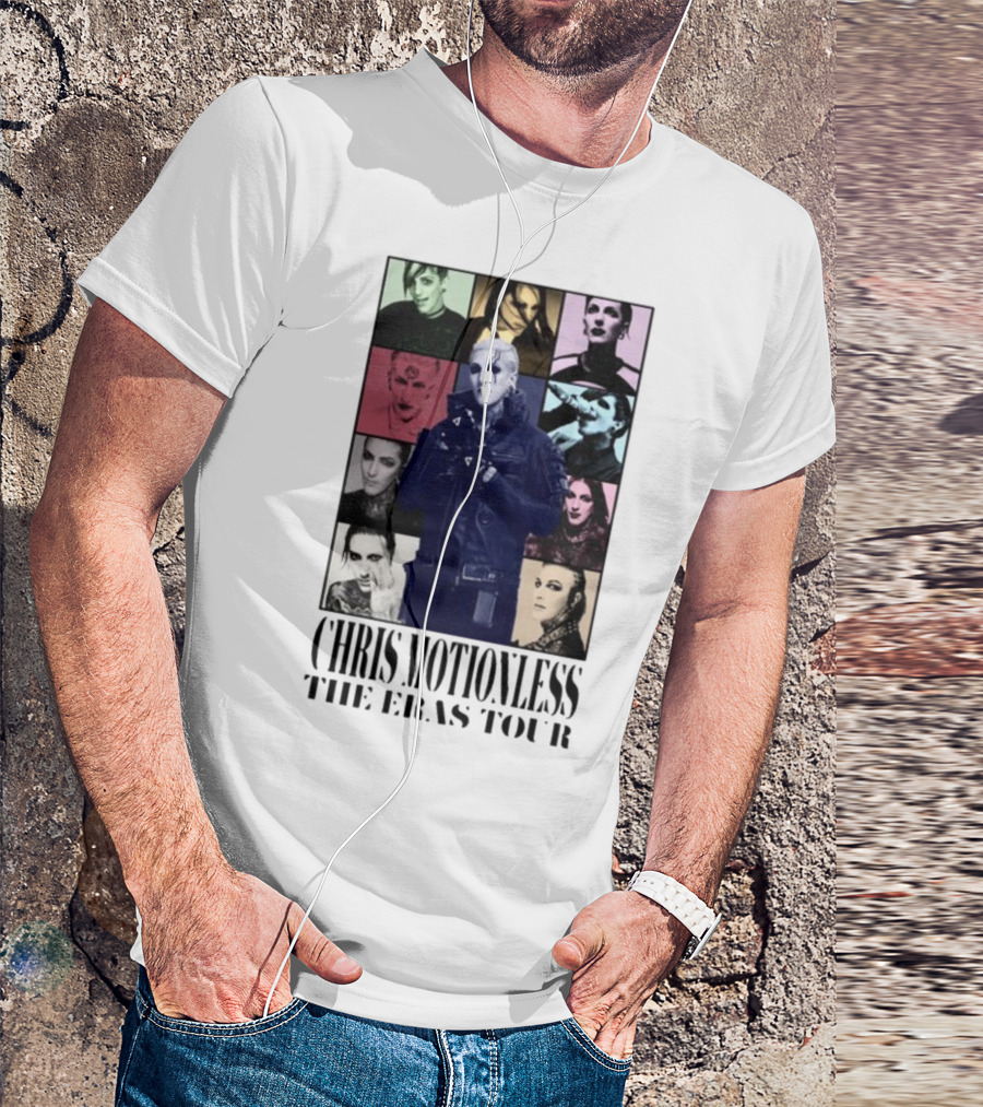 Chris Motionless The Eras Tour Colorful Portrait Collage T-Shirt