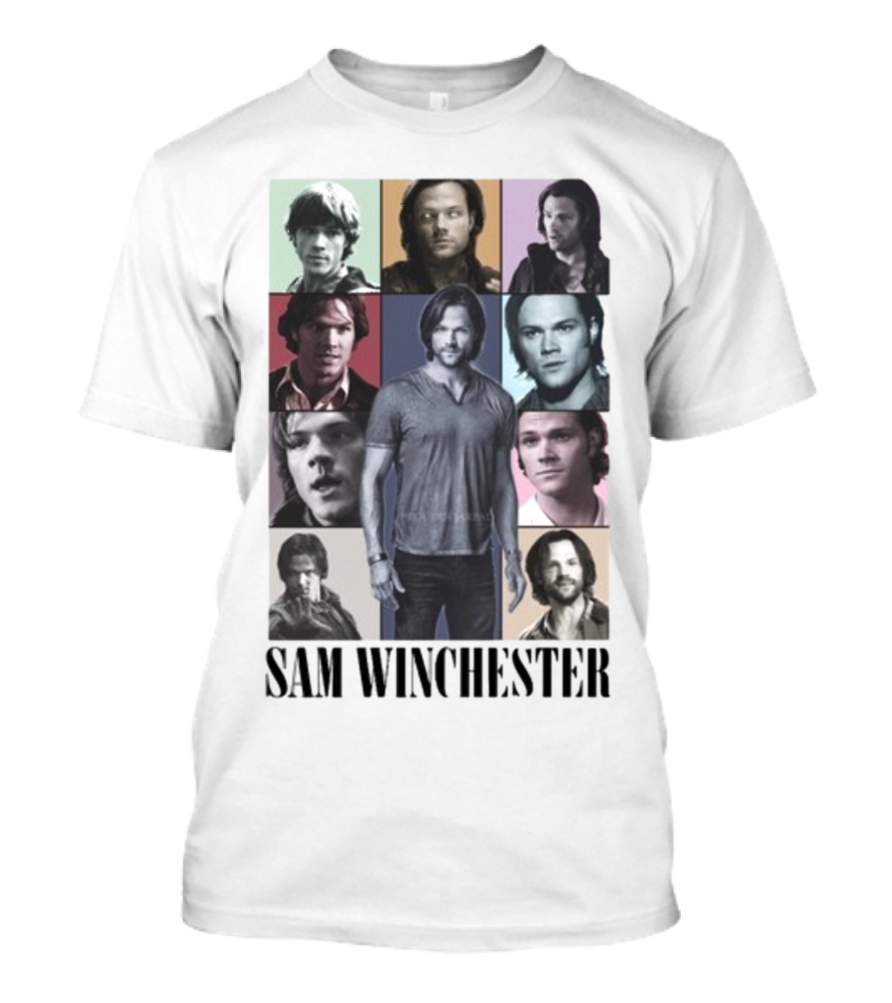 Sam Winchester Collage The Eras Tour Lea Proudofjarpad T-Shirt