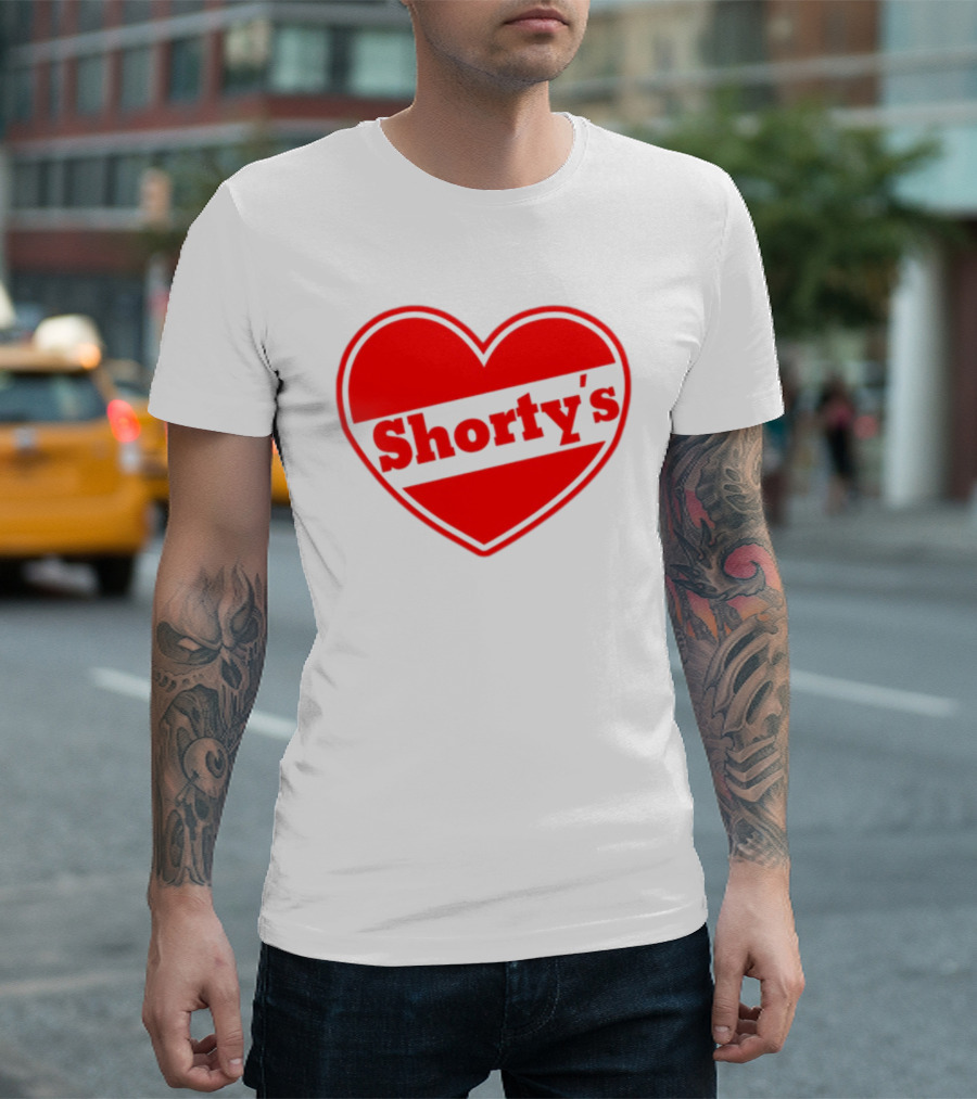 Shorty's Heart Logo Red Heart T-Shirt