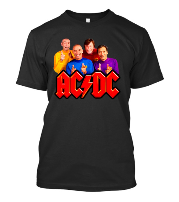 AC/DC Meets The Wiggles For Those About To Wiggle T-Shirt