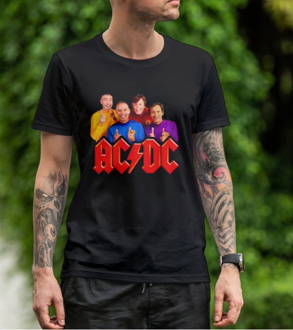 AC/DC Meets The Wiggles For Those About To Wiggle T-Shirt