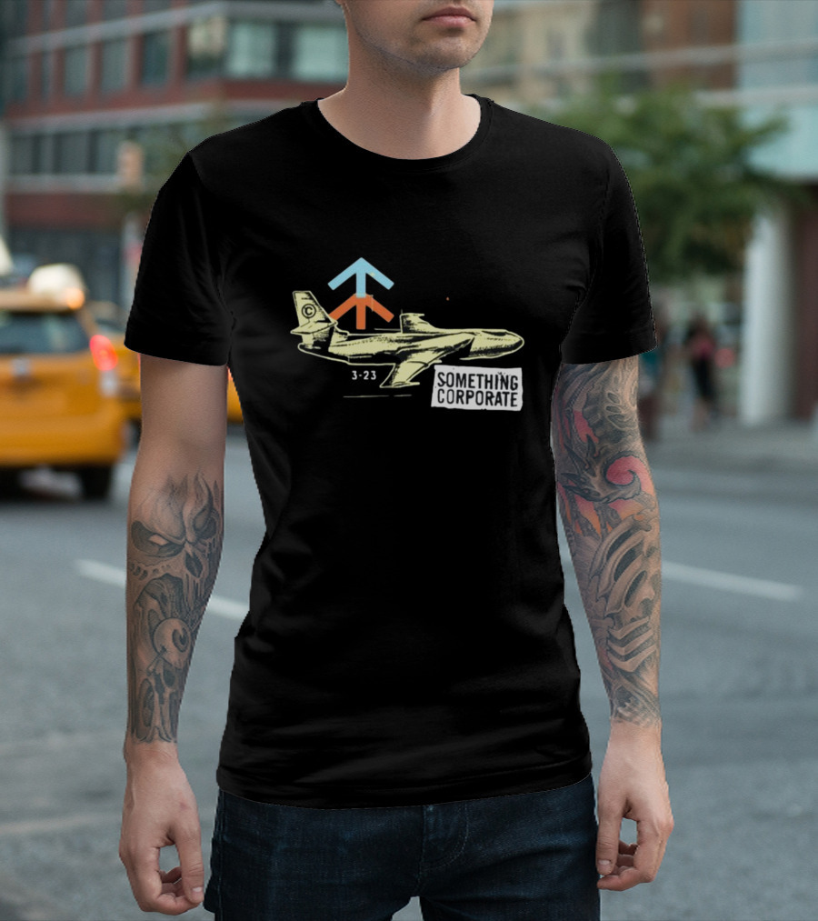 Something Corporate North Airplane 3-23 T-Shirt