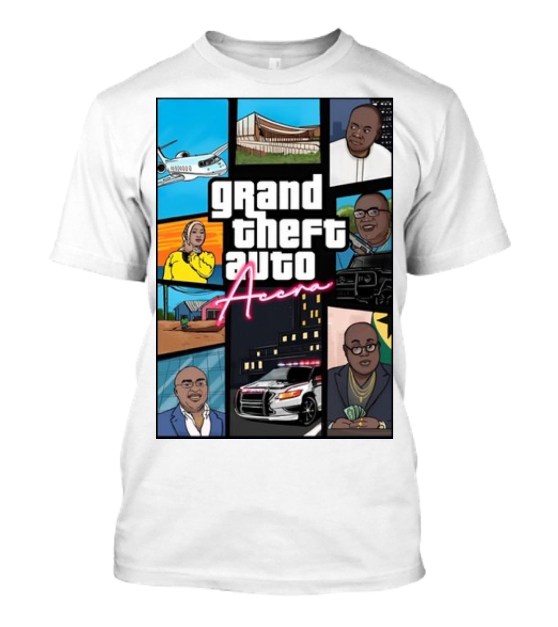 Knackaveli Grand Theft Auto Accra #Occupyjulorbihouse T-Shirt