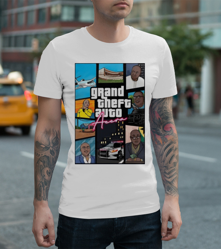 Knackaveli Grand Theft Auto Accra #Occupyjulorbihouse T-Shirt