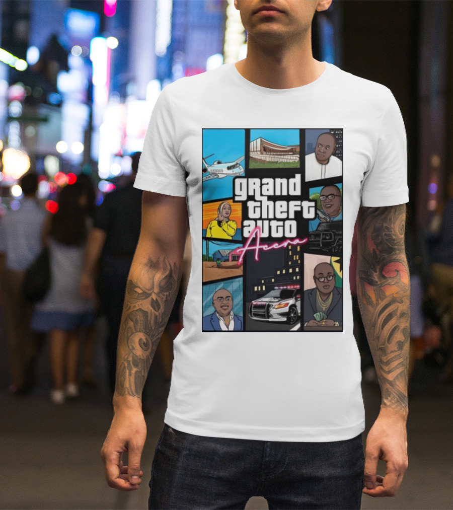 Knackaveli Grand Theft Auto Accra #Occupyjulorbihouse T-Shirt