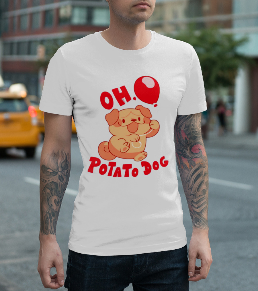 Bandwear Parry Gripp Oh Potato Dog with Balloon T-Shirt