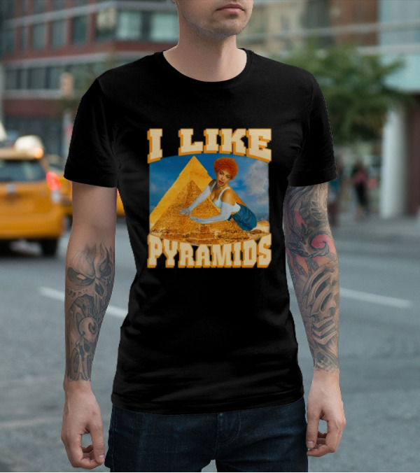 Ice Spice I Like Pyramids 90s Style Cleopatra Nostalgia T-Shirt