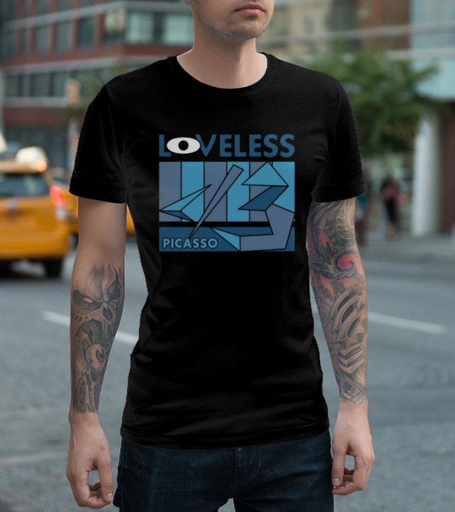 LOVELLESS Picasso Abstract Eye T-Shirt