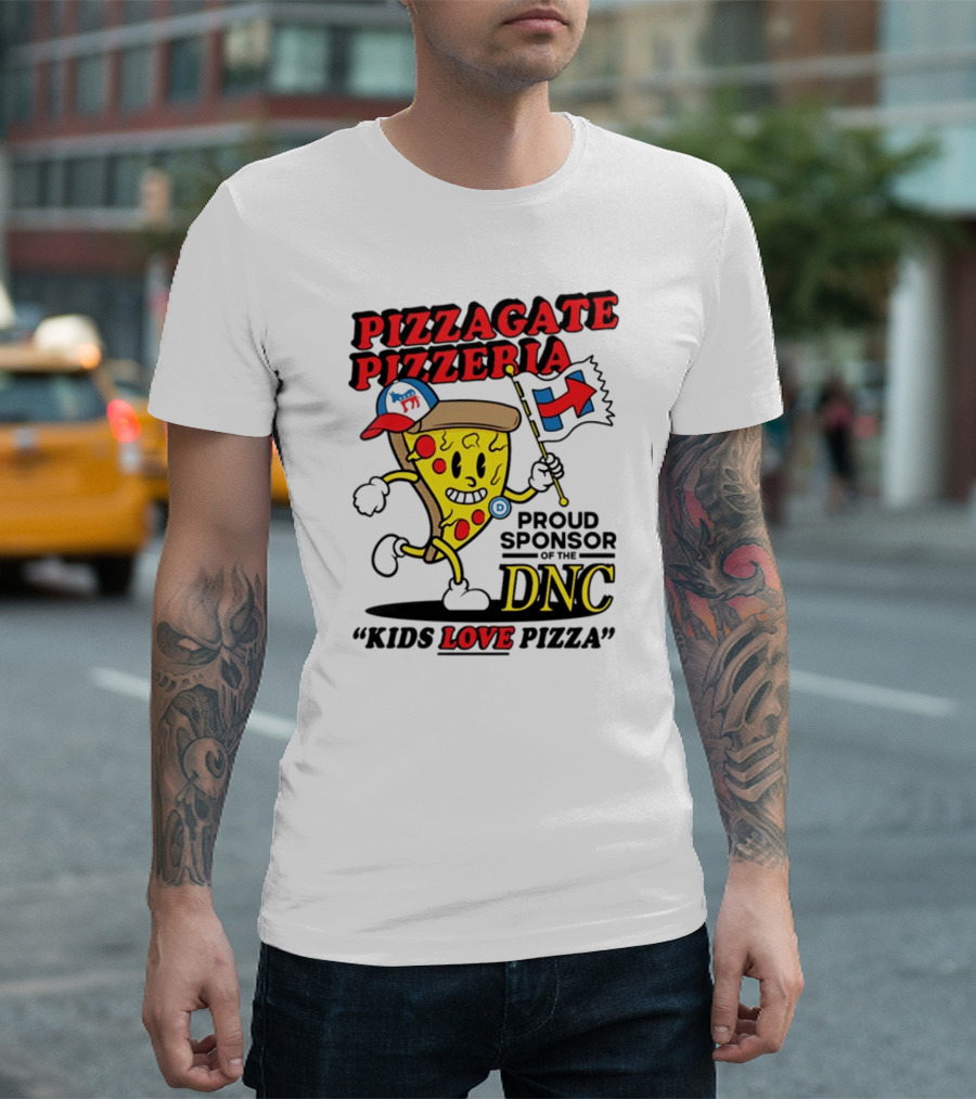 Pizzagate Pizzeria Proud Sponsor Of The DNC Kids Love Pizza T-Shirt