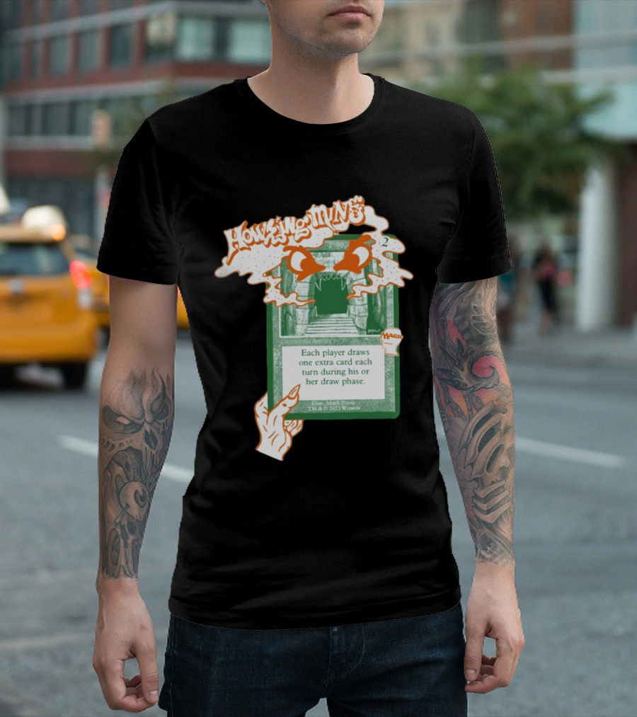 Wearebraindead Howling Mine Magic Card Art Collaboration T-Shirt