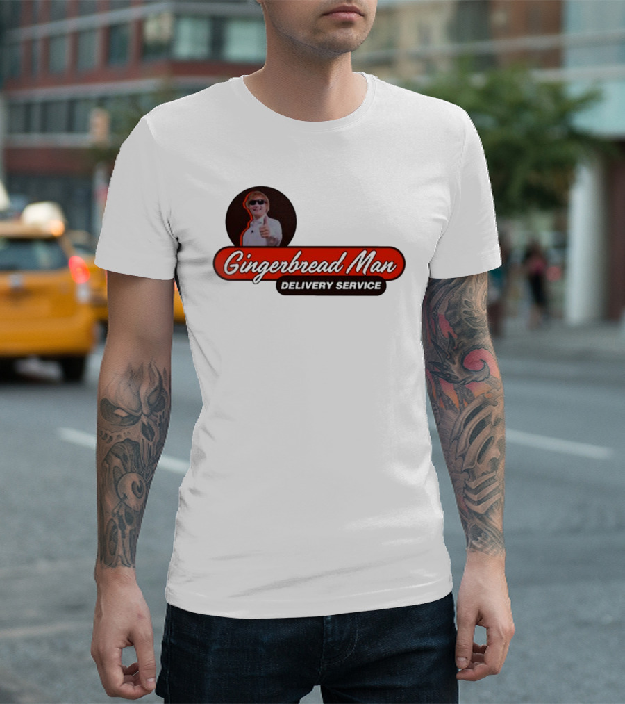 Gingerbread Man Delivery Service Iconic T-Shirt
