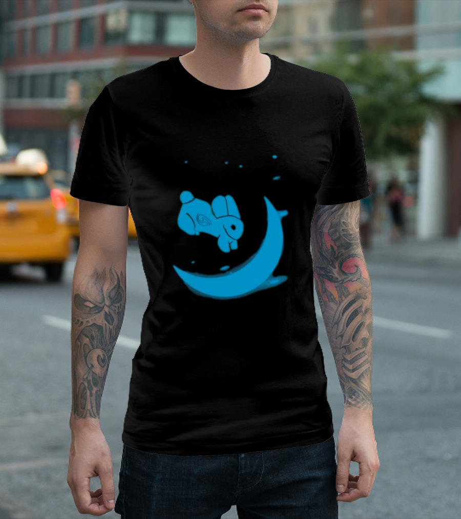 Rawpaw Jade Rabbit Moon Journey By Reghan Clark T-Shirt