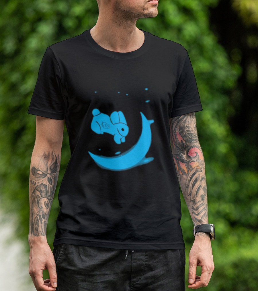 Rawpaw Jade Rabbit Moon Journey By Reghan Clark T-Shirt